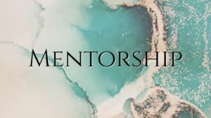 Mentorship on a teal background
